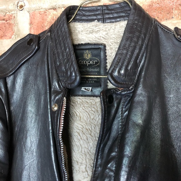 Cooper Jackets & Coats Vintage Cooper Leather Jacket Poshmark